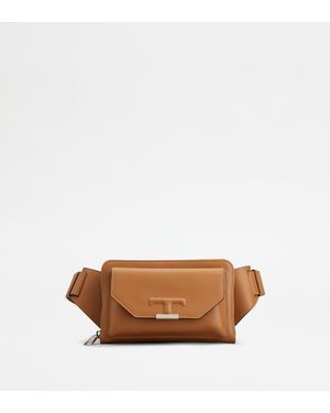 Tod's Gürteltasche T Timeless Aus Leder Mini - Braun