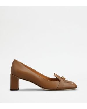 Tod's Pumps Aus Leder - Braun