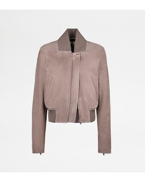 Tod's Bomber - Marrone