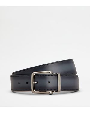 Tod's Adjustable And Reversible Belt - Black