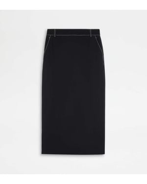 Tod's Midi Skirt - Black