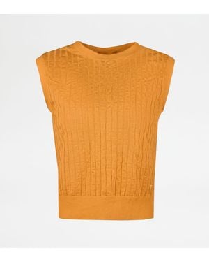 Tod's Waistcoat - Orange