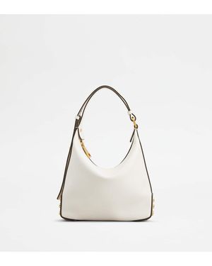 Tod's Metal Dots Mini Bag - White