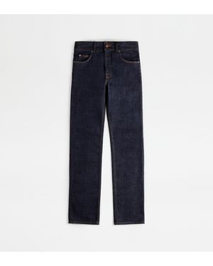 Tod's Jeans 5 Tasche Regular Fit - Blu