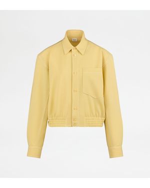 Tod's Cropped Shirt - Yellow
