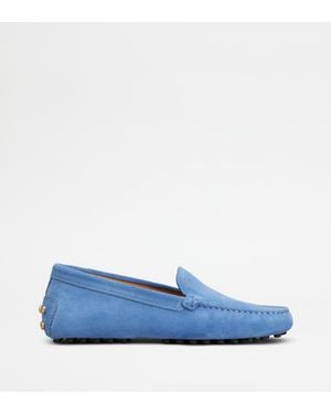 Tod's Metal Dots Gommino Loafers - Blue