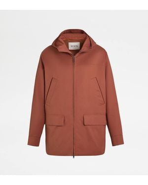 Tod's Short Parka - Red