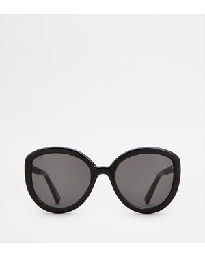 Tod's Cat-Eye Sunglasses With Temples - Grey