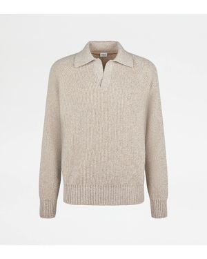Tod's Cashmere Blend Pullover - White