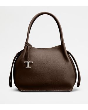 Tod's Sac Seau En Cuir Medium - Marron