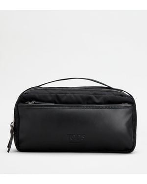 Tod's Pouch in Tessuto - Nero
