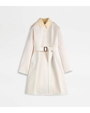 Tod's 2-In1 Trench Coat - Natural