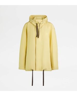 Tod's Silk Blend Windbreaker - Yellow