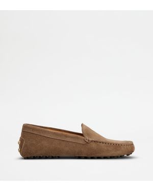 Tod's Metal Dots Gommino Loafers - Brown