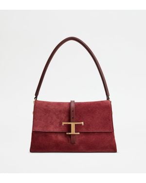 Tod's Borsa Flap T Timeless - Rosso