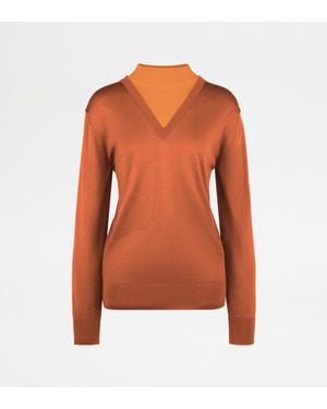 Tod's Mock Turtleneck - Orange