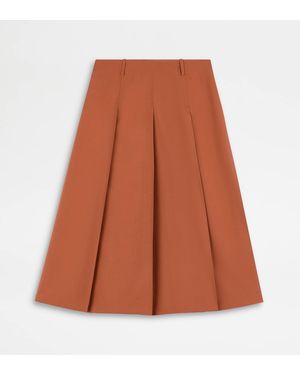 Tod's Midi Skirt - Brown
