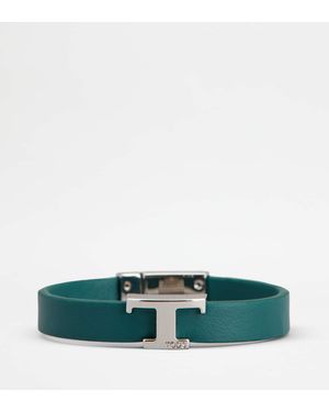 Tod's Bracciale T Timeless in Pelle - Verde