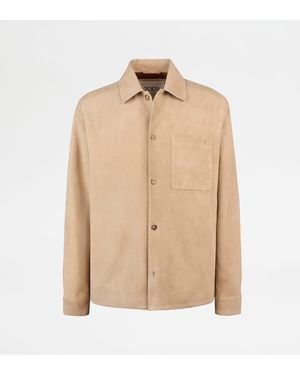 Tod's Shirt Jacket - Natural