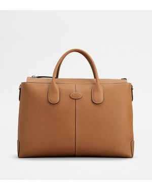 Tod's Di Bag Briefcase - Brown
