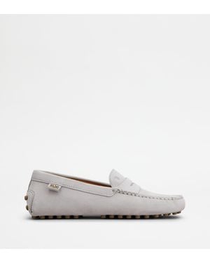 Tod's Gommino Driving Shoes - White