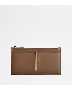 Tod's Card Holder - Brown