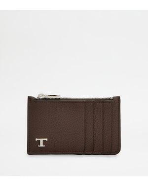 Tod's Card Holder - Brown