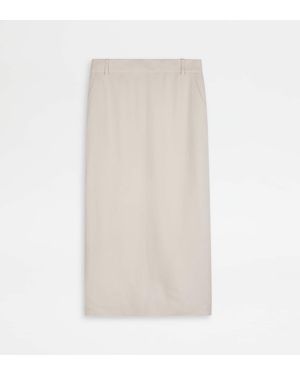 Tod's Midi Skirt - White