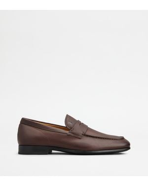 Tod's Loafers Aus Leder - Braun