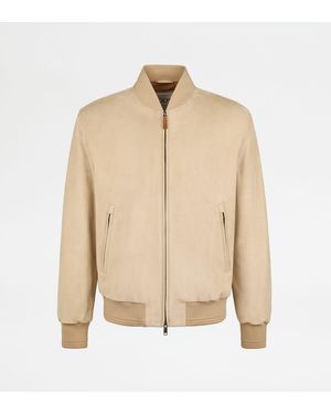 Tod's Brera Bomber Jacket - Natural