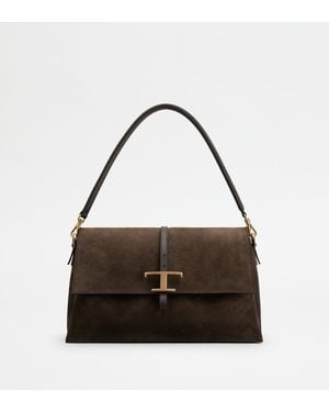 Tod's Borsa Flap T Timeless - Nero