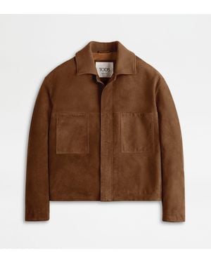 Tod's Coach Jacket - Brown