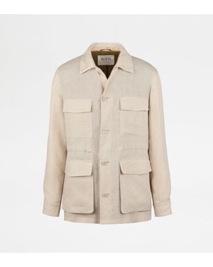 Tod's Field Jacket - Natural