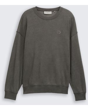 Tom Tailor DENIM Relaxed Overdyed Sweatshirt - Grau