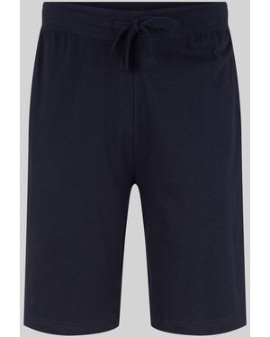 Tom Tailor Pyjama-Shorts aus Jersey-Material - Blau