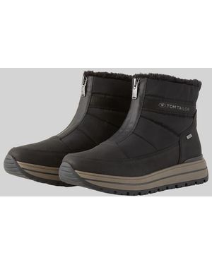 Tom Tailor Wasserfeste Stiefeletten mit Fütterung - Schwarz