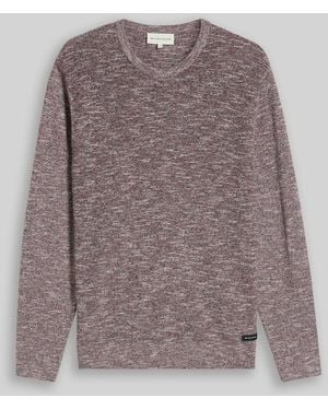 Tom Tailor Strickpullover in Melange-Optik - Grau