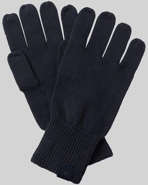 Tom Tailor Handschuhe mit Kaschmir-Anteil - Blau
