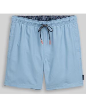Tom Tailor Badeshorts mit Kordelzug - Blau