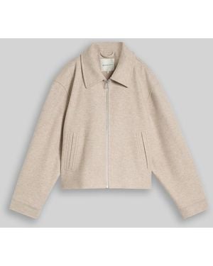 Tom Tailor DENIM Übergangsjacke mit Kragen - Natur