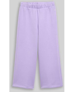 Tom Tailor Mädchen Wide Leg Hose aus Scuba - Lila