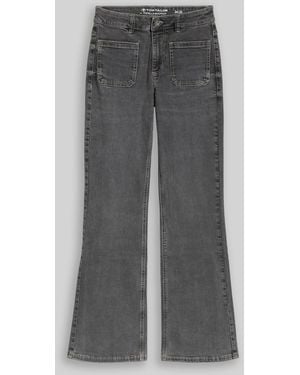 Tom Tailor TTSTELLA Bootcut Jeans mit aufgesetzten Taschen - Grau