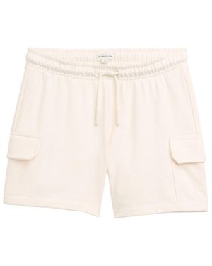 Tom Tailor Mädchen Cargo Sweat-Shorts - Natur