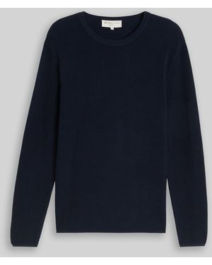Tom Tailor DENIM Strickpullover aus Baumwolle - Blau