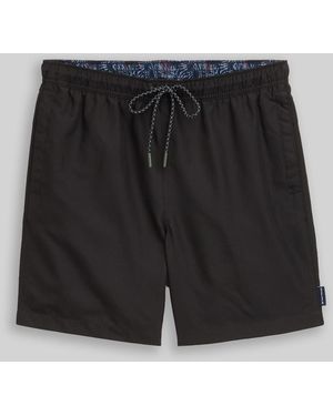 Tom Tailor Badeshorts mit Kordelzug - Schwarz