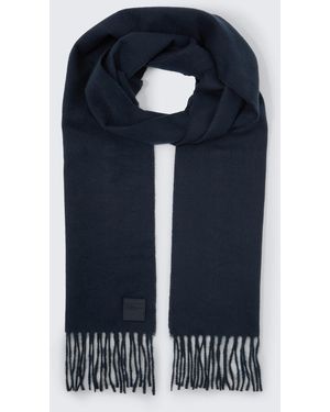 Tom Tailor Schal mit Fransen - Blau