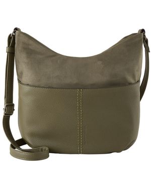 Tom Tailor TTMIHA M Umhängetasche mit Material-Mix - Grau