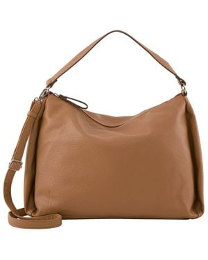 Tom Tailor TTCASSIA L Beuteltasche aus Lederimitat - Braun