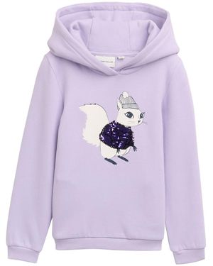 Tom Tailor Mädchen Hoodie mit Artwork - Lila