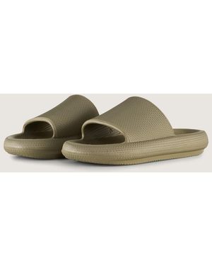 Tom Tailor Slides mit Plateau - Natur